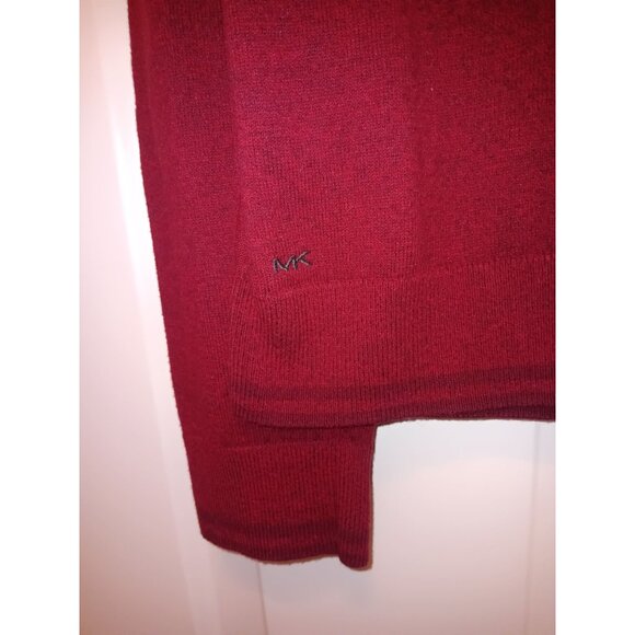 Michael Kors Men’s Large Red Sweater with Quarter Zipper – Stylish & Comfortable - Picture 2 of 4